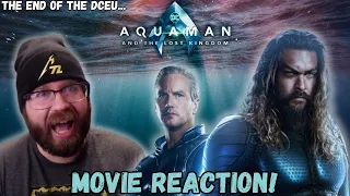 Aquaman and the Lost Kingdom MOVIE REACTION! - FIRST TIME WATCHING!