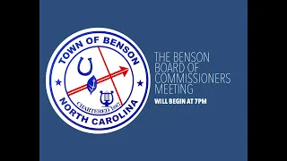 Benson Board of Commissioners Meeting 2-13-24