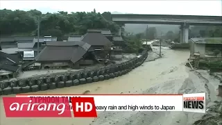 Tropical storm Talim hits Japan