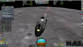 KSP RSS Raptor moon landing