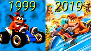 Evolution Of Crash Bandicoot Racing Games 1999~2019