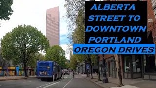 Alberta Street to Downtown Portland | Oregon Drives