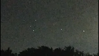 Group Of UFO Orbs Filmed Flying Over Houston, Texas. June 27, 2020