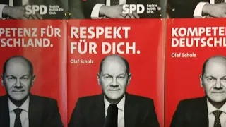 SPD setzt im Wahlkampf auf Scholz und Social Media | AFP