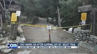 Two hikers die after slipping of Mt. Baldy trail