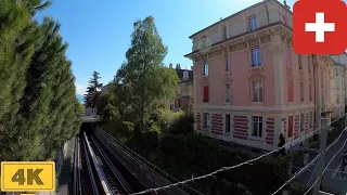 Chemin Des Délices in Lausanne, Switzerland | Spring【4K】Canton de Vaud, Suisse