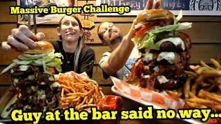 Mega Burger Challenge | ManvFood | Molly Schuyler | Cleveland