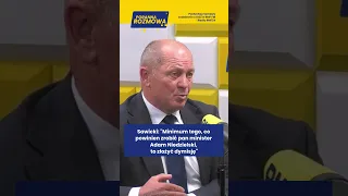 Sawicki: "Minimum tego, co powinien zrobić pan minister Adam Niedzielski, to złożyć dymisję"