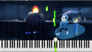 Undertale // It's Raining Somewhere Else // Piano // SANSynthesia // OST 63