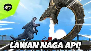 Hiu T-Rex VS Raja Naga Api! - Sharkosaurus Rampage