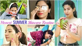 Honest "SUMMER" Skincare Routine - Day to Night Routine  | #Beauty #Hacks #Comedy#Anaysa