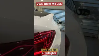 2023 BMW M4 CSL Headlights & Taillights