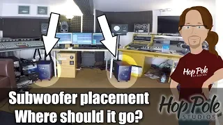 Subwoofer Placement for Home Recording Studios