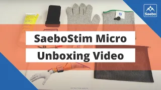 SaeboStim Micro Unboxing Video -- Sensory Electrical Stimulation Glove for Hand Rehab After Stroke