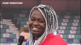 Retour de Romane Dicko médaille de Bronze en Judo aux Jeux Olympiques de Tokyo @ Paris 2 aout 2021