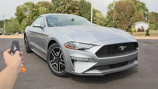 2021 Ford Mustang EcoBoost: Start Up, Exhaust, POV, Test Drive and Review