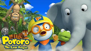 🌴Ayo Bermain Safari! 🐒🐘 | Indonesian nursery rhymes | Pororo Si Penguin Kencil