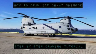 How to draw IAF CH-47 Chinook