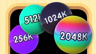 2048 Balls 3D - Unlock 256K 512K 1024K 2048K Balls | 2048 Merges Android Games w/ Best gameplay