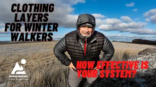 The Winter Layering System | Hiking Walking Wild Camping | Crockern Tor Dartmoor | Outdoor Clothing