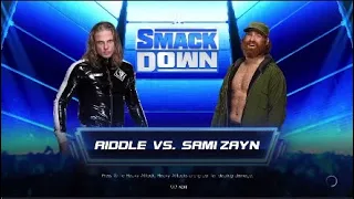 WWE 2K22: Sami Zayn Vs Riddle: Smackdown May 13 2022