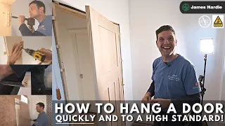 How to Hang a Door QUICKLY and to a High Standard! 🚪