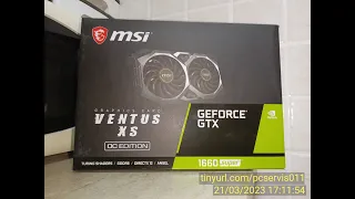 MSI Nvidia GTX 1660 6GB GDDR6 Super Ventus XS OC - Unigine Heaven Benchmark @ Extreme 4K