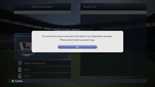 Master League PES 2015 - Manage other clubs that don't have manager anymore.