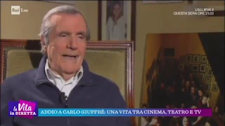 Addio a Carlo Giuffrè: una vita tra cinema, teatro e Tv - La vita in diretta 01/11/2018