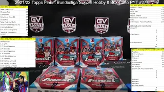 2021/22 Topps Finest Bundesliga Soccer Hobby 8 Box Case PYT #27