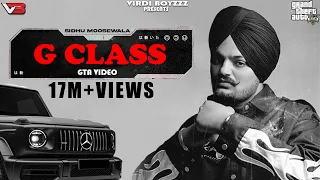 G CLASS (Full GTA Video) Sidhu Moose Wala | Moosetape | GTA Punjabi Video 2022 |Latest Punjabi Song