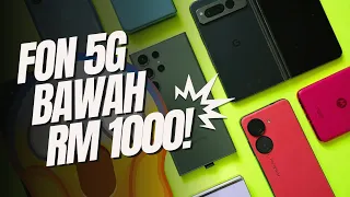 Ini Dia Fon Yang Menyokong 5G Bawah RM 1000!