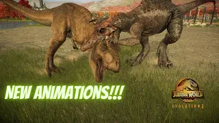 New Spinosaurus animations | [Jurassic World Evolution 2] 🦖❗❗