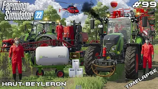 WEED CONTROL with WEEDER and SPRAYER | Animals on Haut-Beyleron | Farming Simulator 22 | Episode 99