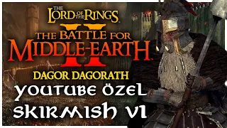 🔴 CÜCELER GOBLİNLERE KARŞI - YOUTUBE ÖZEL SKIRMISH v1 | BFME II Rise of the Witchking Dagor Dagorath