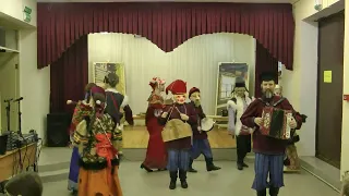 Музыкально-театрализованный праздник "Святки. Живые традиции". Село Харцыз-1.