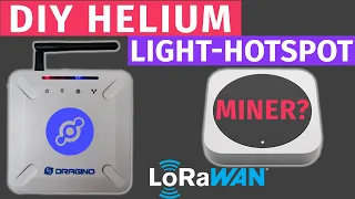 Tutorial Helium Light Hotspot with Dragino LPS8 DLOS8 | DIY Helium miner packet forwarder LoRaWAN