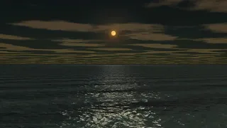 Beethoven Moonlight Sonata and Ocean Waves Sound