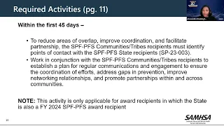 SPF-PFS for Communities/Tribes Pre-Application Webinar FY2024