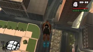 Прыжки с парашютом в Gta san andreas