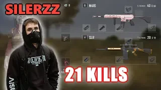 SILERZZ - 21 KILLS - M416+SLR - SOLO vs DUOS - PUBG