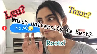 TMUC university | ROOTS university |LGU university vlog| WANIA AZAM VLOGS