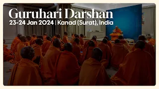 Guruhari Darshan, 23-24 Jan 2024, Kanad, Surat, India