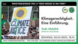 1. Einführung Klimagerechtigkeit | “Our house is on fire!”
