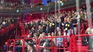 AIK-klacken i Globen (AIK - Djurgården 3-1)
