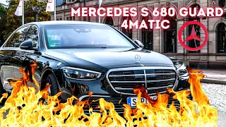 $500k Armored S Class SECRET Flame Thrower Killer Demo 2022 Mercedes S Class Guard Bullet Proof S680