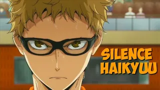 Haikyuu Characters As Silence Lyric - Silence Marshmello