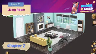 Rooms and exits - w/explanations level 2 - Living room - chapter 2