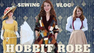 I made a cozy cottage core hobbit robe (among other things lol) Victorian Boots, Historybounding,