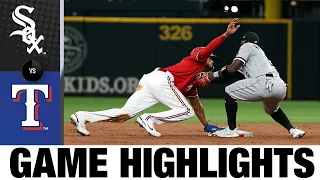 White Sox vs. Rangers Highlights (8/5/22) | MLB Highlights